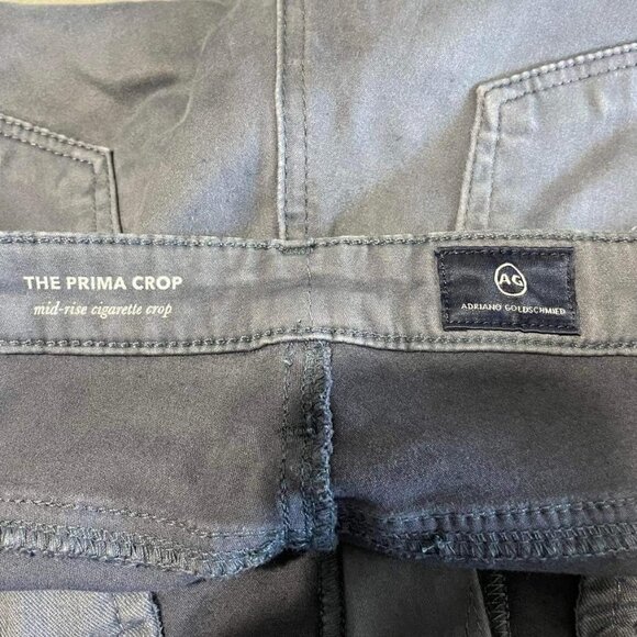 Adriano Goldschmied Size 29 Pants The Prime Crop Mid Rise Cigarette Crop - Picture 3 of 5